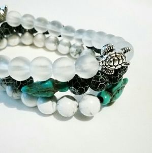 Set of three bracelets